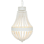 Hanglamp Ella, Mexlite, 10191W, wit, Nieuw in doos