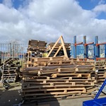Partij diverse pallets/ brandhout