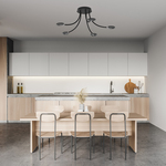 Plafondlamp Turound Steinhauer, 3376ZW, zwart smoke, Nieuw in doos