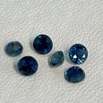 Saffier – Rond geslepen natuurlijke saffieren 1.01 carat