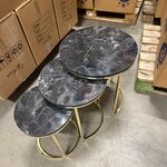 3 Delige bijzettafel