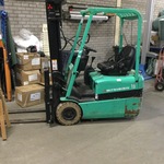 Vorkheftruck, Mitsubishi, 15, groen