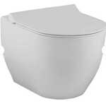 Hangtoilet + toiletzitting, Seramiksan, A030011, wit