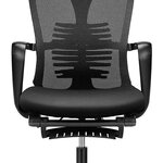 Ergonomische bureaustoel, Mfavour, MFV42, zwart