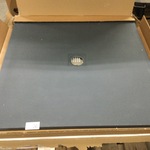 Douchevloer 100×100 cm, grijs