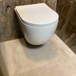 Hangtoilet met toiletbril, Bi & Hi, 176, wit