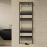 Handdoekradiator 160×50 cm, Belrad, BZM1600500, zwart