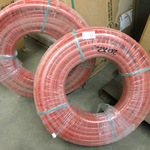 2x Rollen Pex slang rood