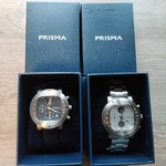 2x Herenhorloge met verschillende band Prisma