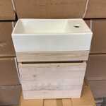 Fontein + Meubel Natural Oak 40 cm, Karo, natural oak