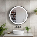 Spiegel rond 60 cm + Led  en verwarming, Karo