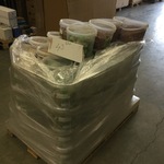 Ca. 43x Emmers met vogelvoer verschillende soorten, ED