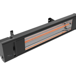 2x Infrarood heaters met asb, AH18CCR, zwart