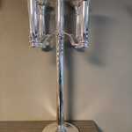 Grote exclusieve verzilverde kandelaar, Fink Silber, zilver