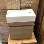 Fontein + Meubel Walnut 40 cm, Karo, walnut