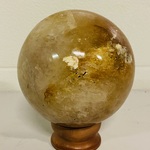 Limoniet / bergkristal bol