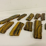 Ca. 10x Tijgeroog / valkenoog gepolijst