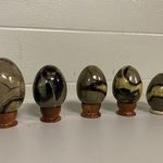 5x Septariekwarts eieren