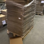 Ca. 500x Verzenddozen 38x38x17cm, bruin