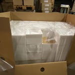 Ca. 1200x Vierkante dinerborden, serveerborden, grillborden, wit