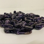 3x Kilo amethist trommelstenen (maat xxl), paars