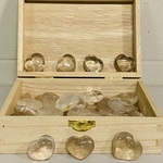 Ca. 50x Bergkristal hartjes