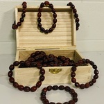 Ca. 20x Jaspis breccie (dark) armbanden