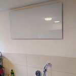 Glazen infraroodpaneelverwarming 500 Watt, Sun Direct, GD500, wit