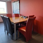 Kantinetafel met 6x stoel