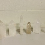 6x Bergkristal gepolijste punten