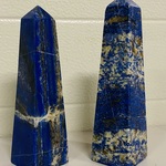 2x Lapis Lazuli obelisken
