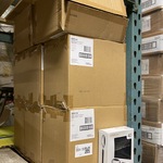 Ca. 80x Verpakkingen  a 40 stuks catering lepels, zwart / zilver