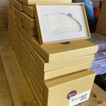 Ca. 50x Guasha schraper witte jade wolk