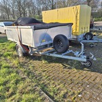 Aanhangwagen met oliebestrijdingsmateriaal, Anssems, A-S 1300, 1989