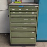 Werkplaats ladekast met inhoud