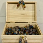 Ca. 50x Chakra verzilverde hangers