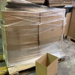 Pallet ca. 400 dozen afmeting 32x23x34cm, bruin