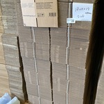 Ca. 1500x Verzenddozen 18x15x12cm zware enkelgolf, bruin