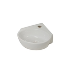 Plieger Corner hoekfontein  1 kraangat  zonder overloop  glanzend Wit