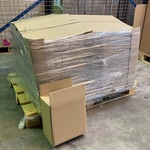 Ca. 200x Verzenddozen 265x85x290mm dubbelgolf, bruin