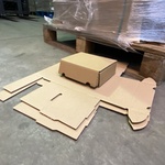 Ca. 1160x Stansdozen 168x139x56mm, bruin