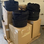 Ca. 65x Diverse afmetingen  handgemaakte manden