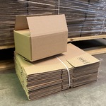 Ca. 1500x Verzenddozen 20x15x10cm, bruin