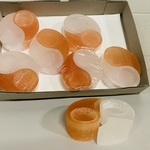 7x Yin-yang sets waxinelichthouders