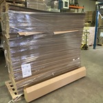 Ca. 250x lange verzenddozen dubbelgolf, Bruin