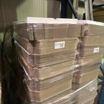 Ca. 500x Verzend (brievenbus) doosjes A4, wit