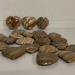 Ca. 20x Aragoniet harten, bruin