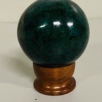 Chrysocolla bol met standaard