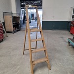 Werktrap 3 treeds met bordes