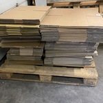 Pallet diverse afmetingen verzenddozen